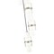 Z-Lite Cayden Chandelier, 5-Light, 12 In.W x 16.75 In.H, Brushed Nickel/Clear + Etched Opal 1946P-5R-BN - alternate 3